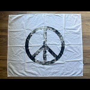 Sold on OfferUp—Peace Sign Wall Art/Tapestry
